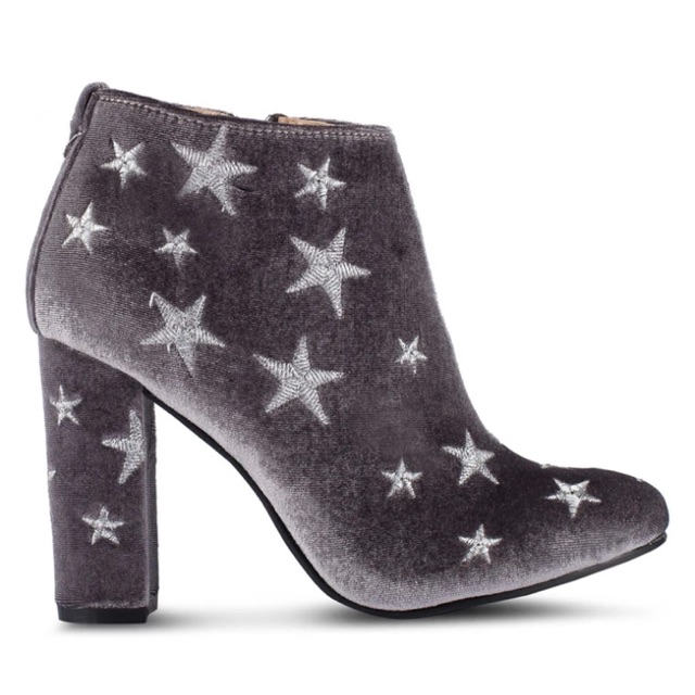 ZALORA Stars Embroidery Ankle Boots Shopee Malaysia