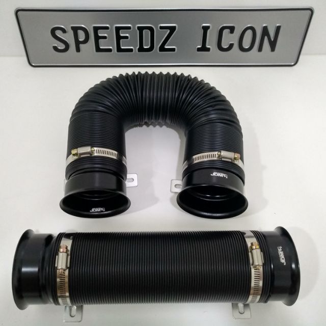 JDM Cold Air Intake Air Duct Flexible Induction Pipe Funnel Shopee