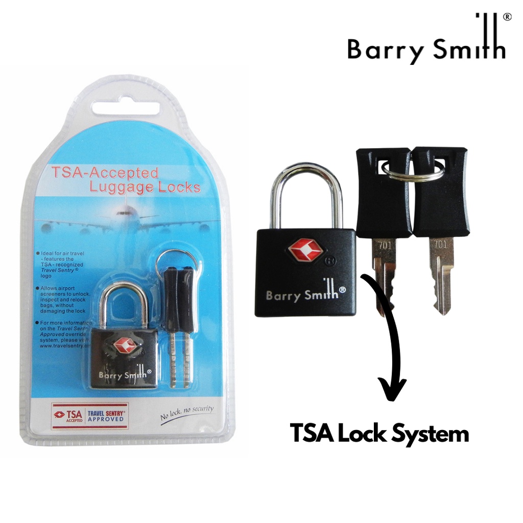 Barry Smith (BSTSA5501) Lock Key With TSA system | Shopee Malaysia