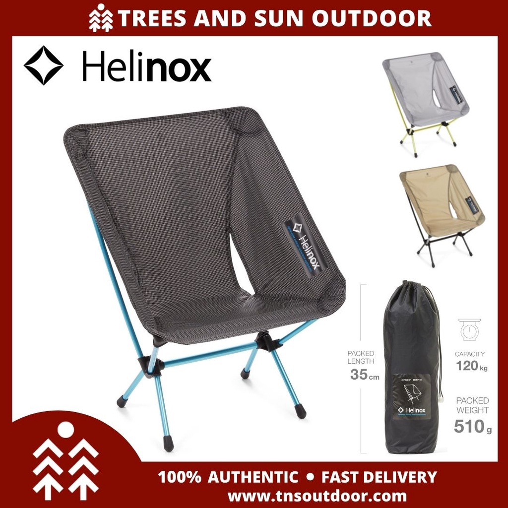 Helinox Chair Zero Ultralight Compact Camping Chair Shopee Malaysia