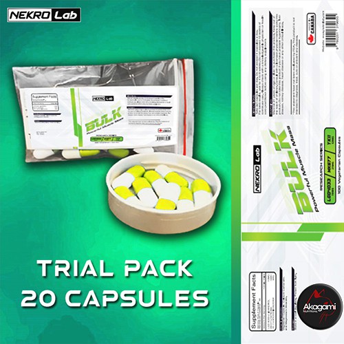 SARMS 3in1 BULK TRIAL PACK (20 CAPSULES) Nekro Lab [MK677] + [LGD4033