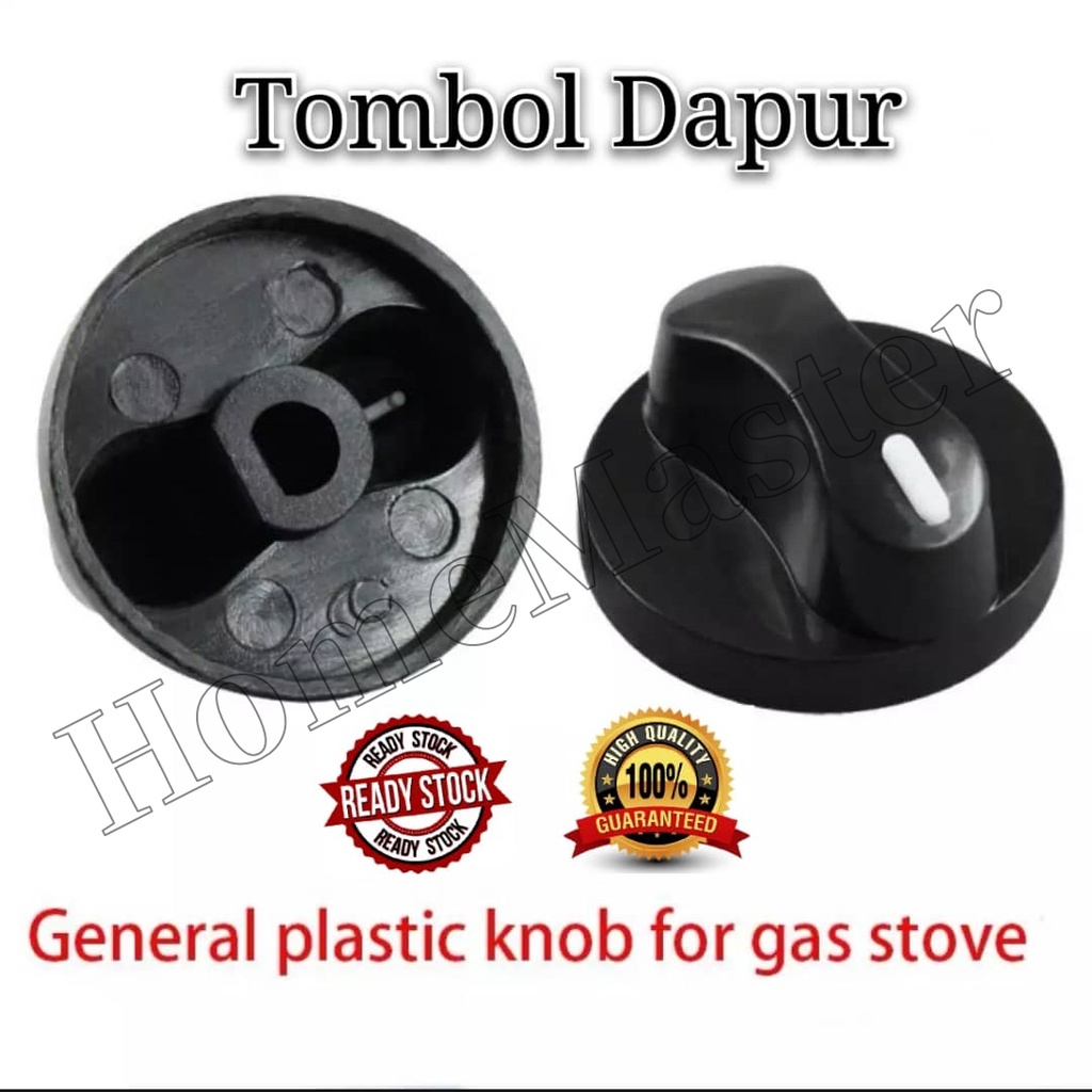 Universal Gas Stove Cooker Control Rotary Knob Valve Replacement Black