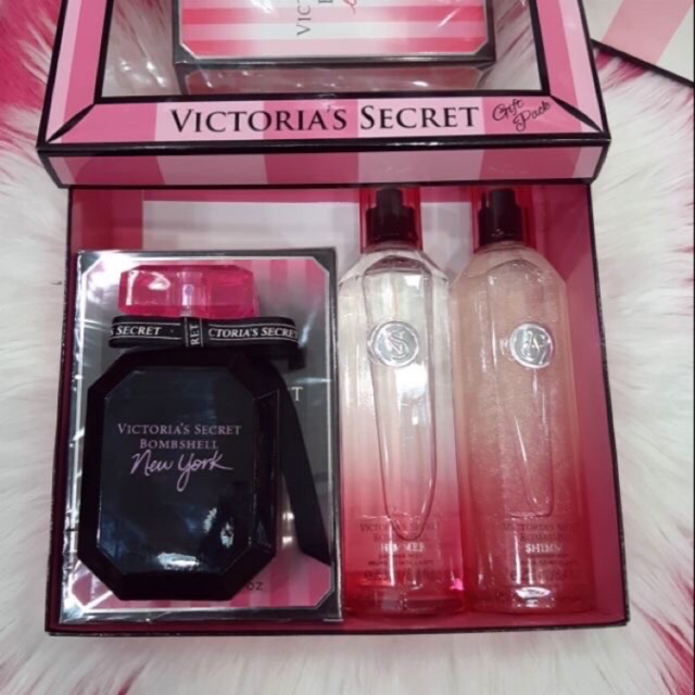 VICTORIA SECRET BOMBSHELL EAU DE PERFUME 3IN1+BOX SET 250ML | Shopee ...