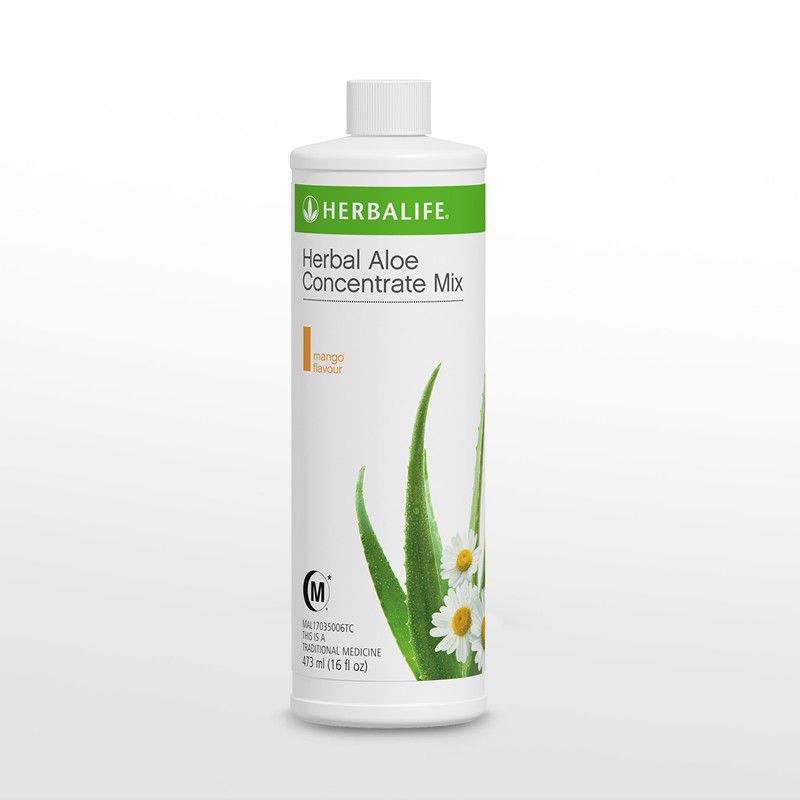 Herbalife Herbal Aloe Concentration Mix 473ml (Original Mango