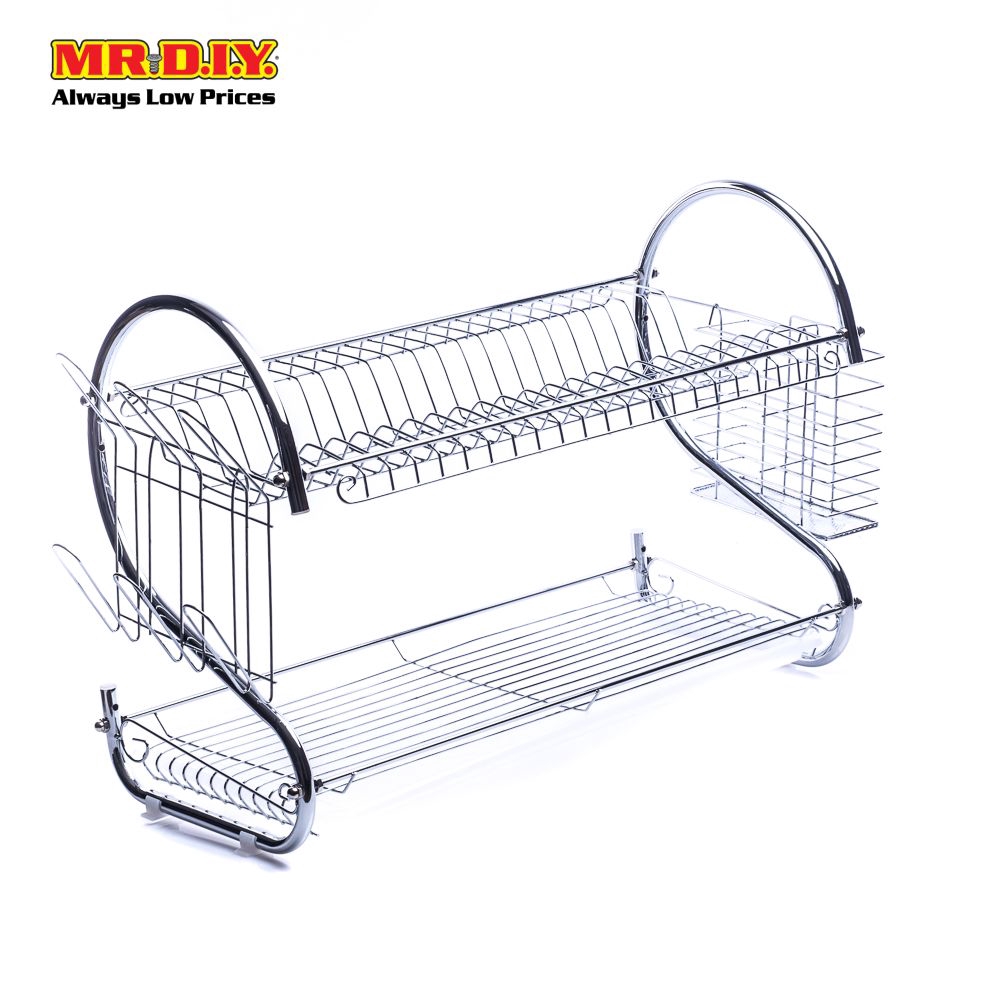 MR.DIY 2 Tier Dish Drainer (39x65x25cm) Shopee Malaysia