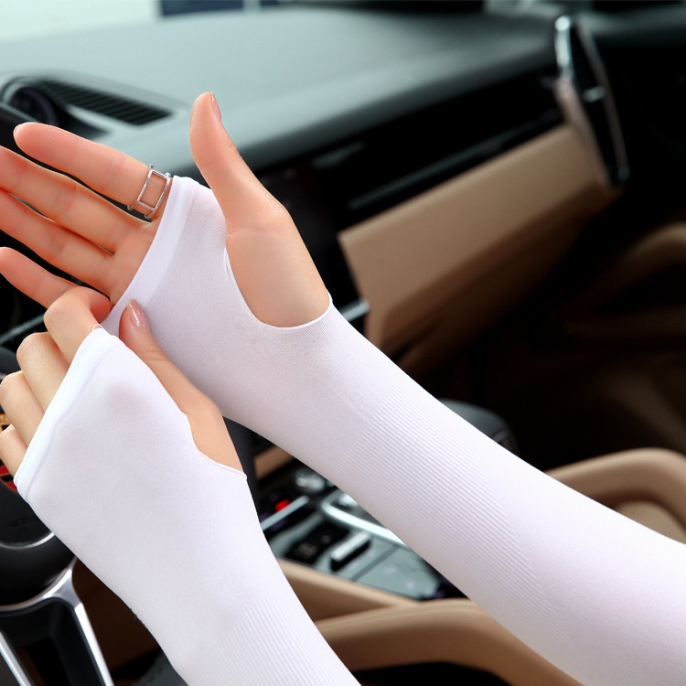 Sunscreen Ice Sleeve Hand Sock Muslimah UV Protection Handsock Sport ...