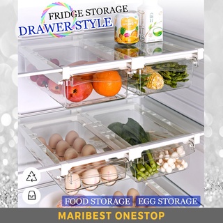 Freezer Egg Tray With Drawer Style Storage Box For Fridge Shelf