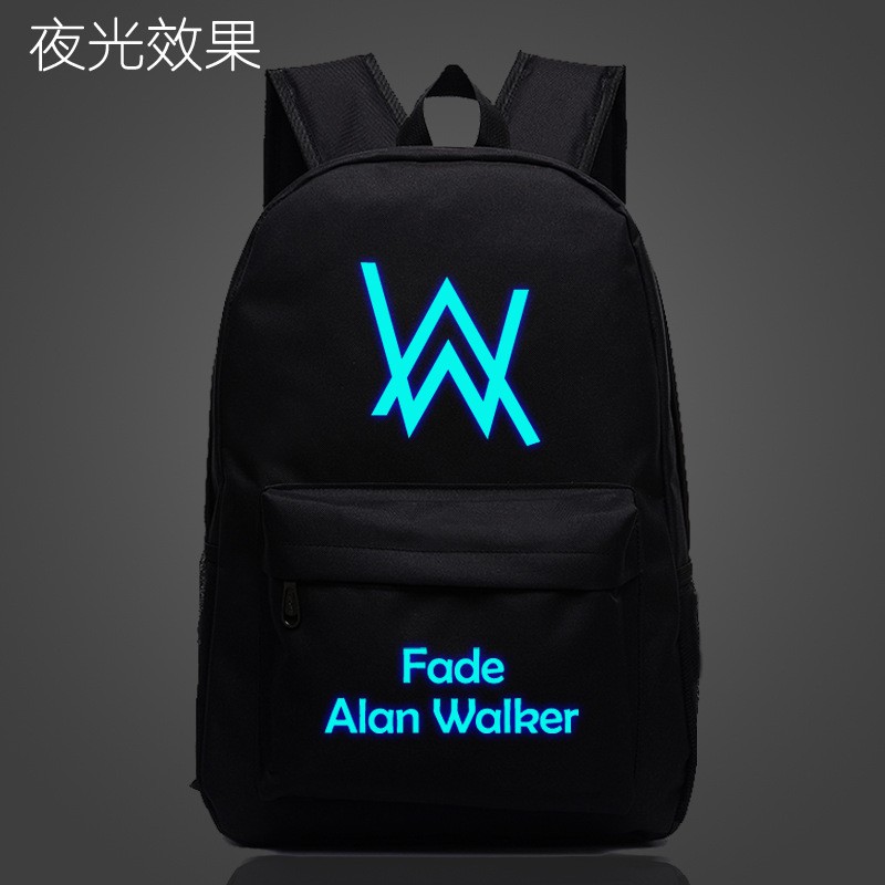 Luminous Allen Walker bag faded with the backpack Alan Walker electronic DJ tid Shopee Malaysia