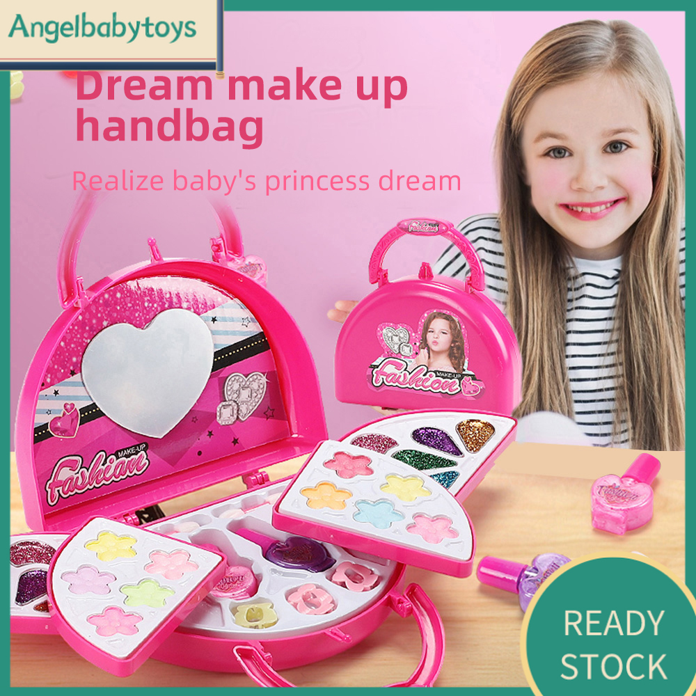 Fashion Girls Make Up Toy Set Pretend Play Princess Pink Makeup