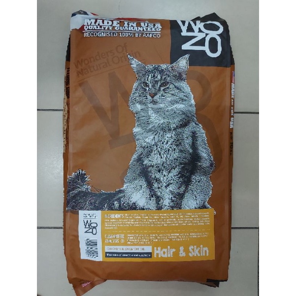 WONO 10kg hair & skin dry cat food makanan kucing wono 10kg hair n skin Shopee Malaysia
