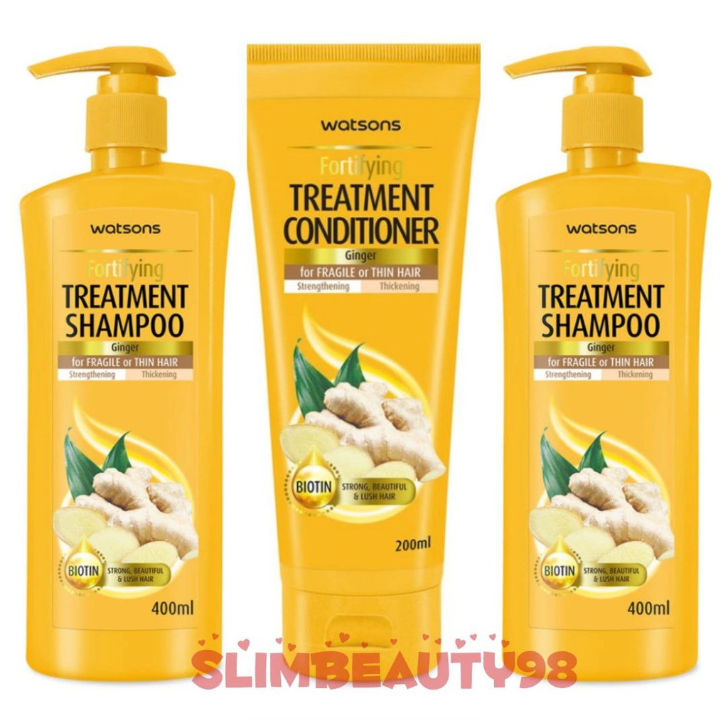 WATSONS Fortifying Ginger Treatment Shampoo/ Ginger Treatment