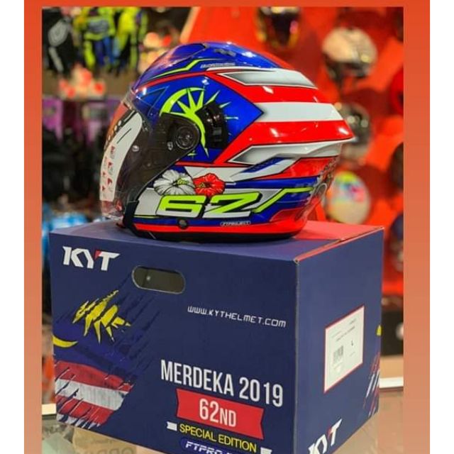 KYT HELMET MERDEKA 62ND Shopee Malaysia