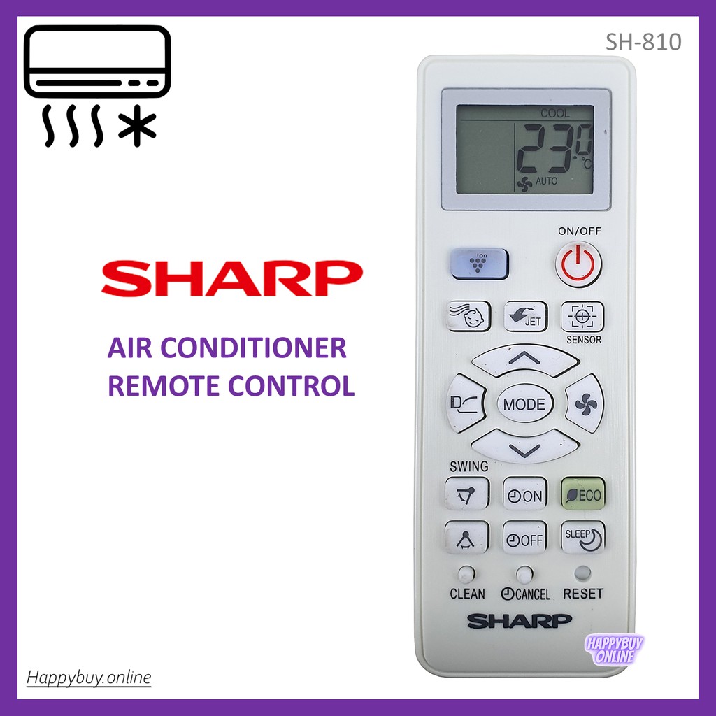 Sharp Aircond Replacement Remote Air Cond Air Conditioner Remote