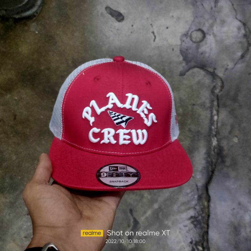 🇲🇾Ready Stock Cap Planes Crew New Era Snapback Topi Plane Crew Trucker  Snapback