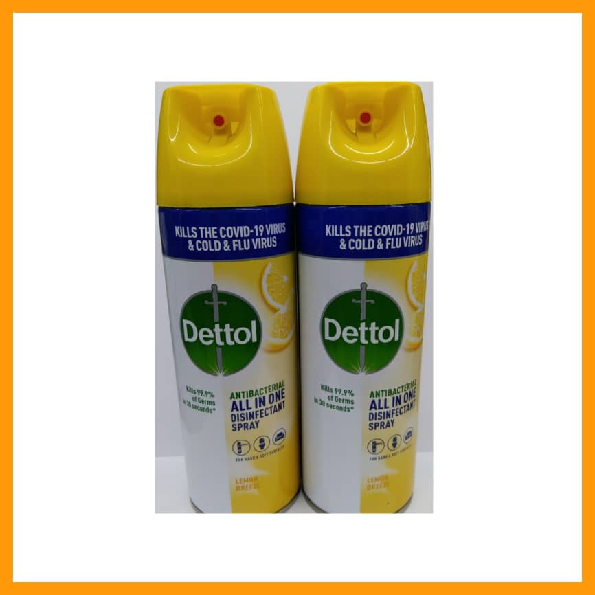Dettol Antibacterial Disinfectant Spray Lemon Breeze Ml Shopee Malaysia