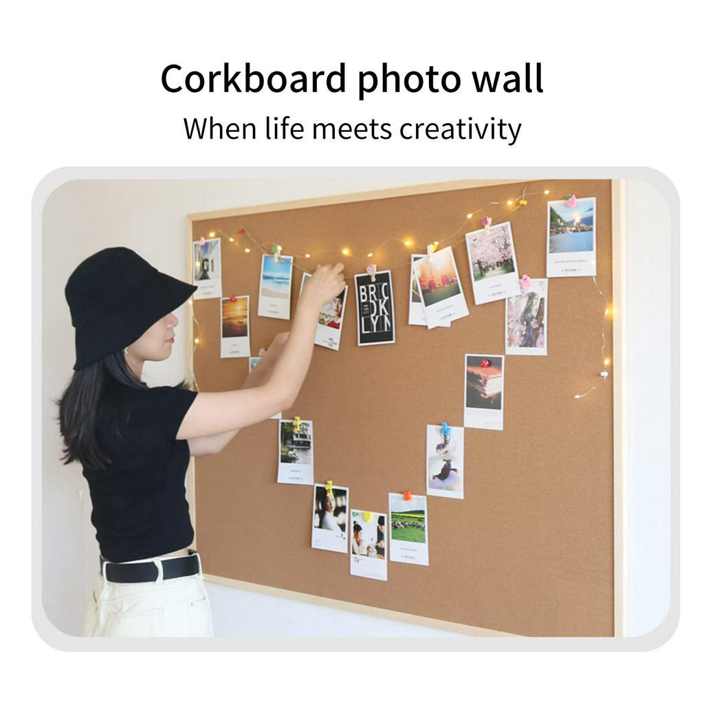 6 Sheets 30 x 30 cm Cork Board SelfAdhesive, 1 mm Thick Cork Board for