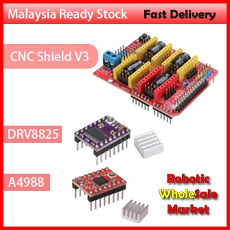 CNC Shield V3, DRV8825/A4988 for Arduino