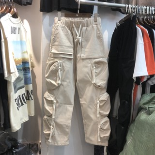 Travis Scott Whoisjacov Pocket Cargo Pants High Street Multi-Pocket Cargo  Pants