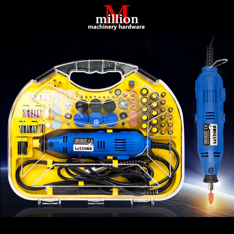 millionhardware - (3 Pin Plug Top) 211Pcs Electric Rotary Tool Drill ...