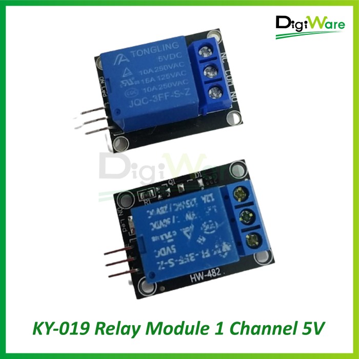 KY-019 Relay Module 1 Channel 5V | Relay Module 5V 1 channel | Shopee ...