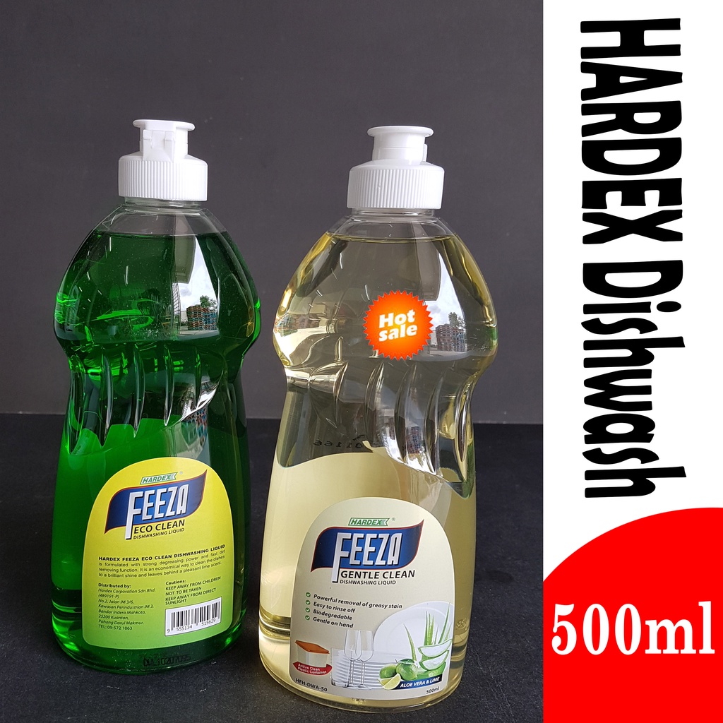 Feeza (HARDEX) Clean Dishwashing Liquid Environmentally Friendly (500ml ...