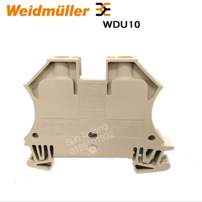 WDU10 Weidmuller Terminal Block Screw Connection Shopee Malaysia