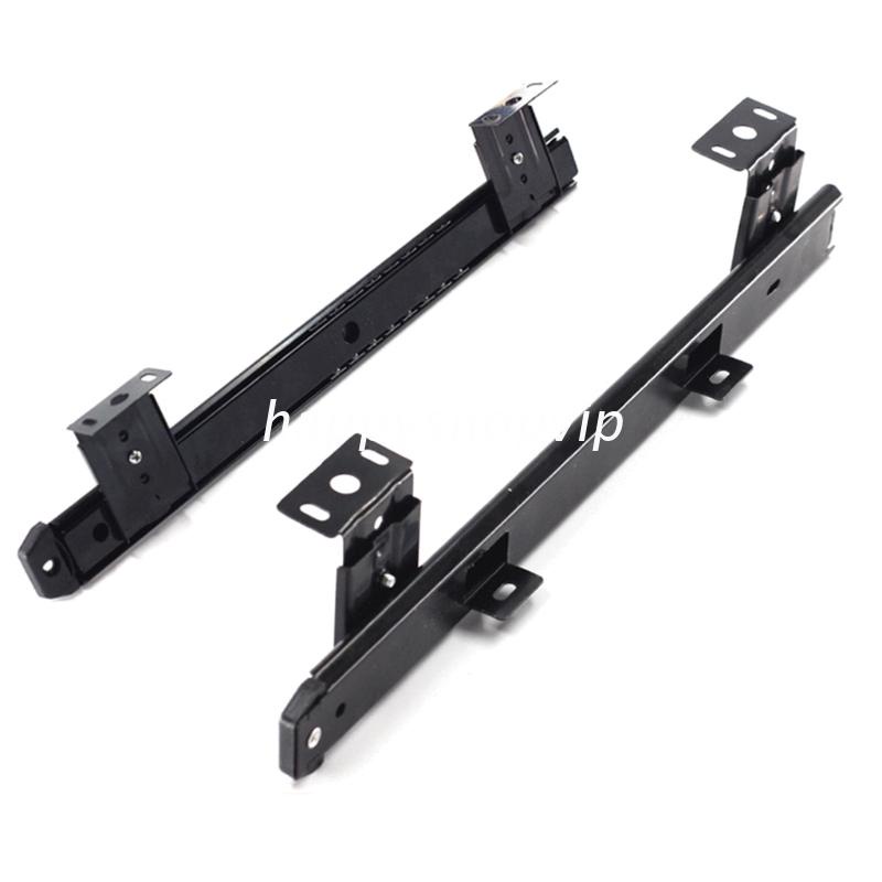 1 Pair Height-Adjustable Guides with Bearing for Drawer Keyboard Shelf ...