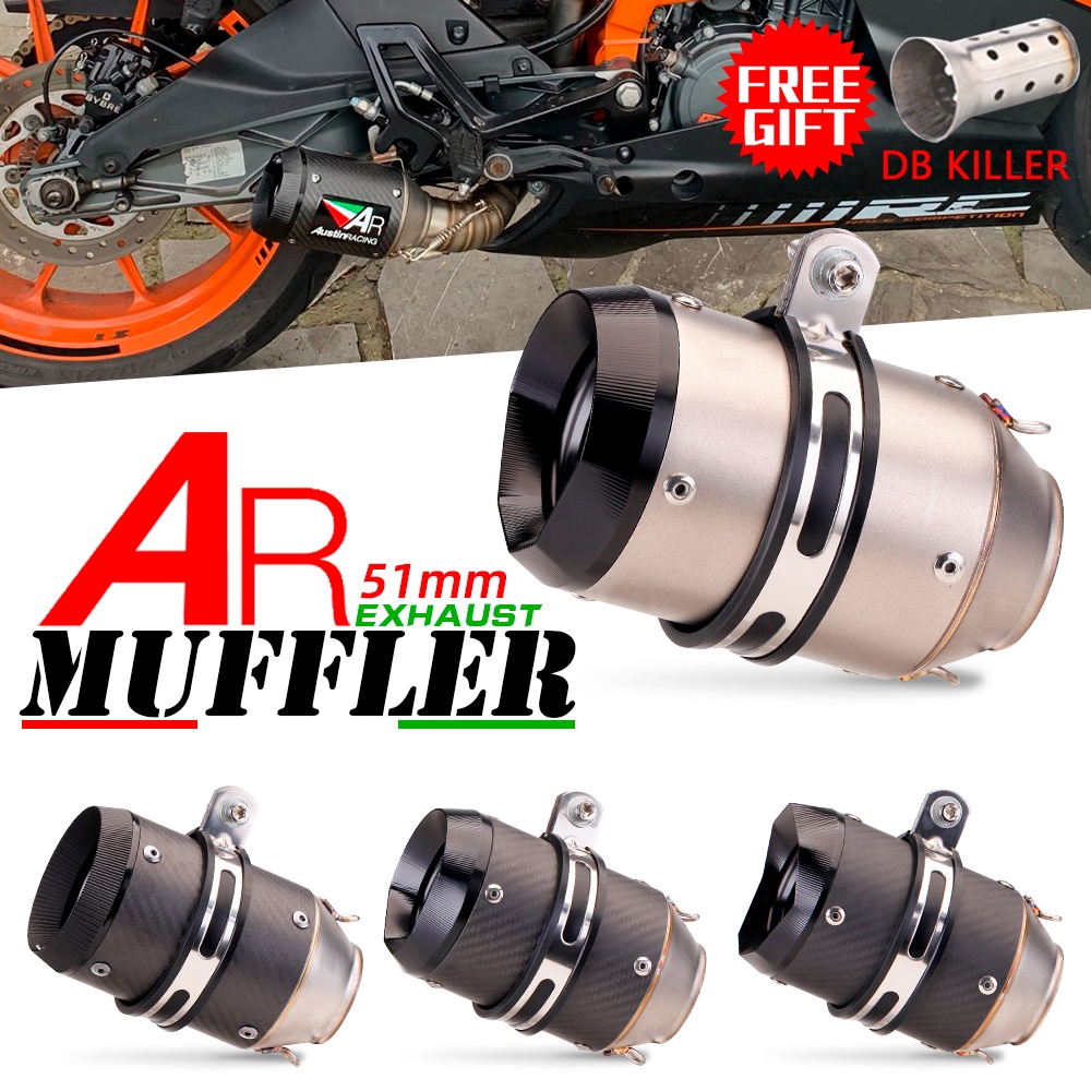 51mm Inlet universal Muffler Pipe Exhaust Pipe Tailpipe AR Austin ...