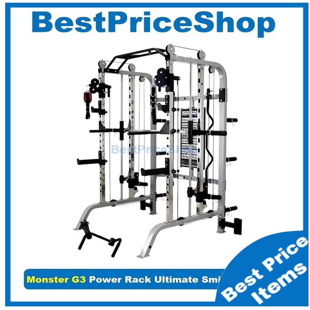 Monster G3 Power Rack Multifunction Smith Machine Fitness Home Gym Station Shopee Malaysia