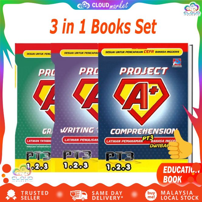 Buku Project A+ English Grammar, Reading & Comprehension Student Books ...