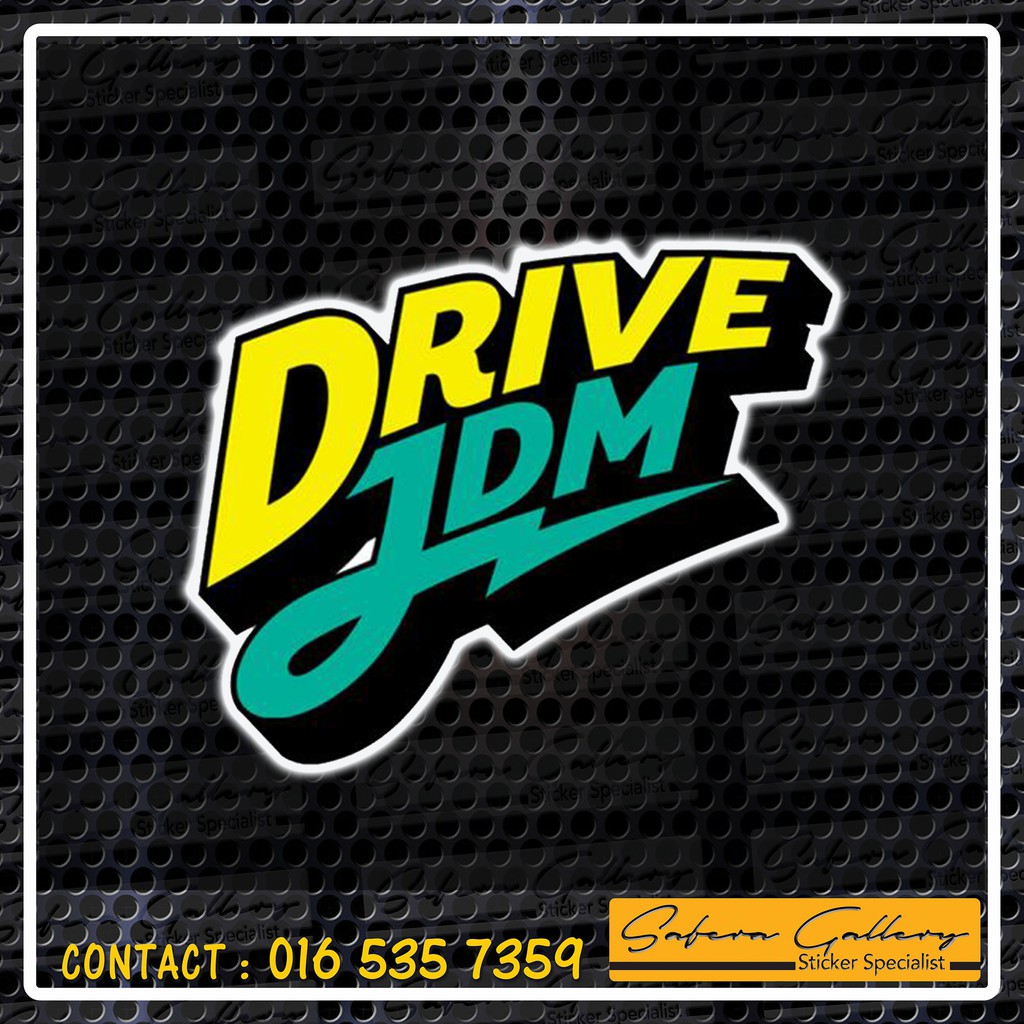 STICKER DRIVE JDM STICKER car decal stickers bumper windshield body ...