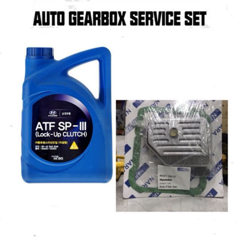 OEM AUTO FILTER set +4L Hyundai ATF SPIII (450000400) for KIA NAZA