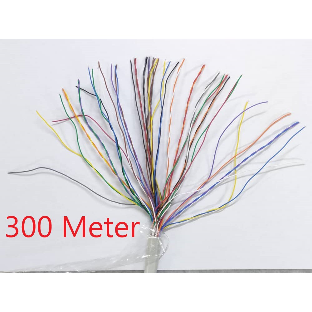 Telco Cable 25pair Cat 3 (300 meter 1 Roll) | Shopee Malaysia