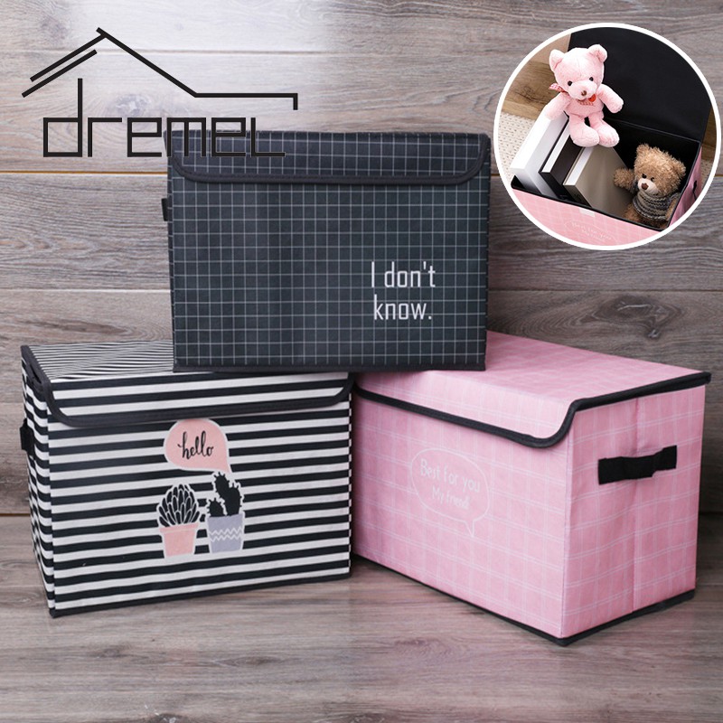 {READY STOCK} Dremel Foldable Storage Box Home Large Capacity Cloths