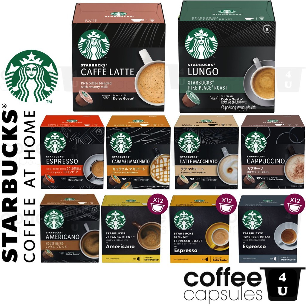 Starbucks dolce gusto capsules sale