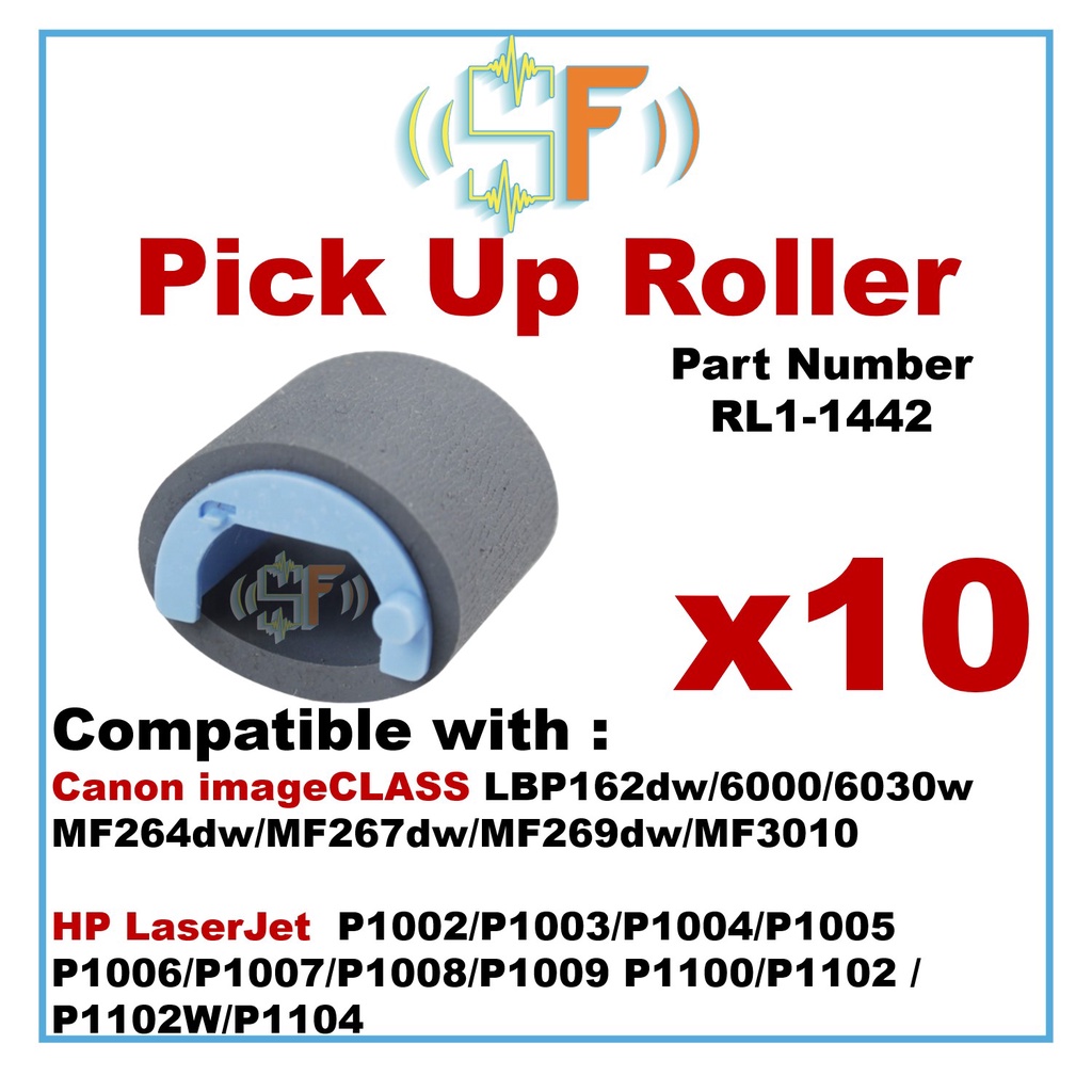 10units Pick Up Roller For HP P1102 M12A M102W Canon LBP6000 LBP6030
