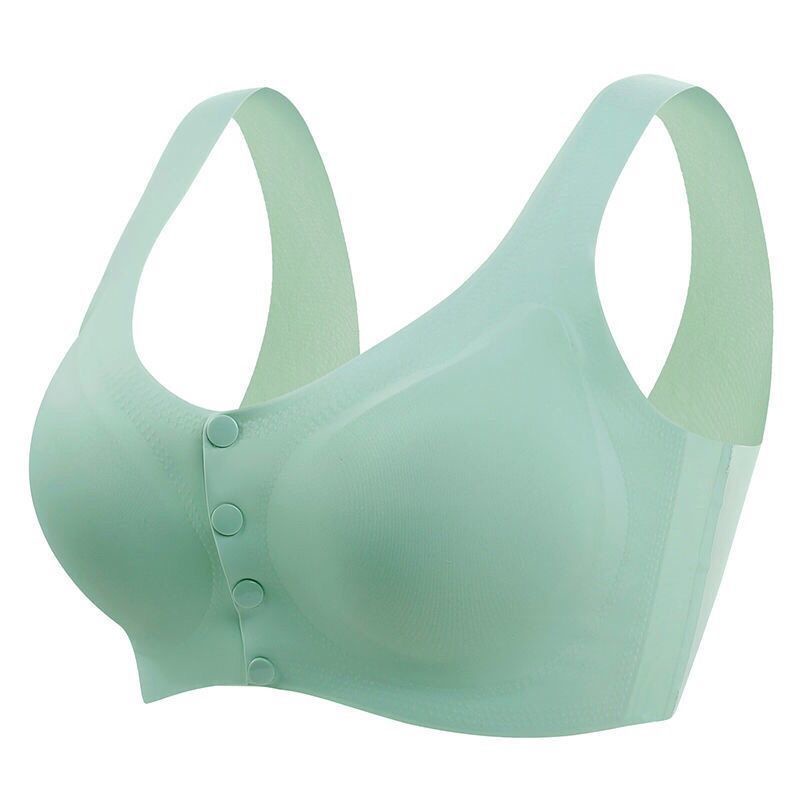 Women's Latex Underwear Without Steel Ring No Fold Lace Back Ultra-thin  Breathable Bras