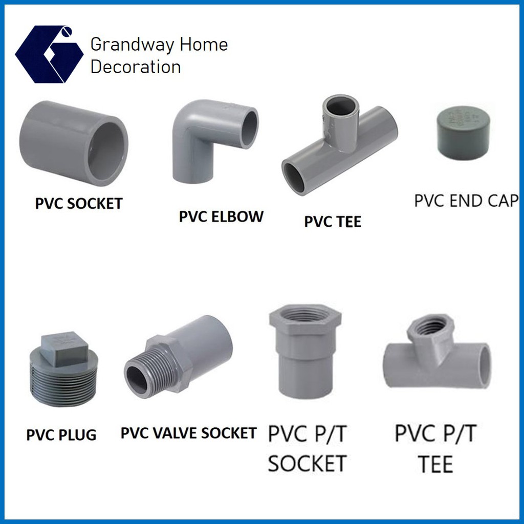 PVC Pipe Fitting Connector Plumbing Fitting [DIY Use] | Shopee Malaysia