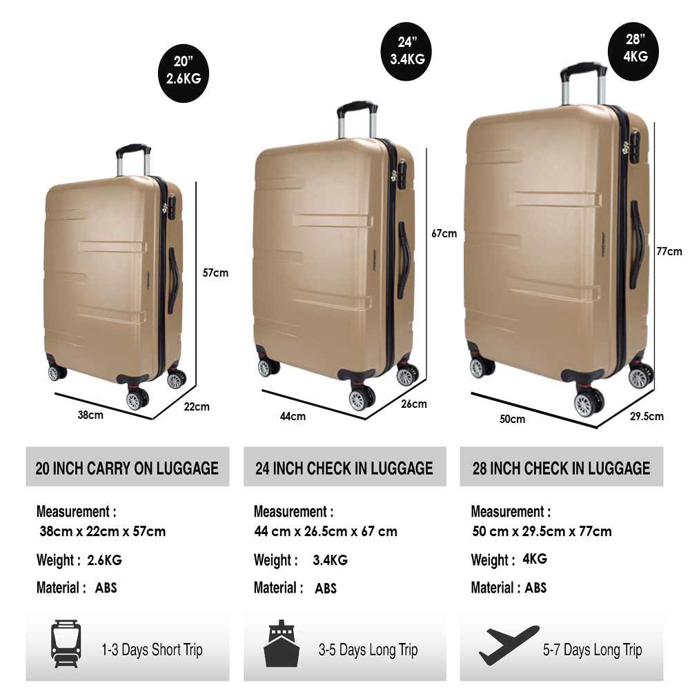 Jean francois luggage price deals