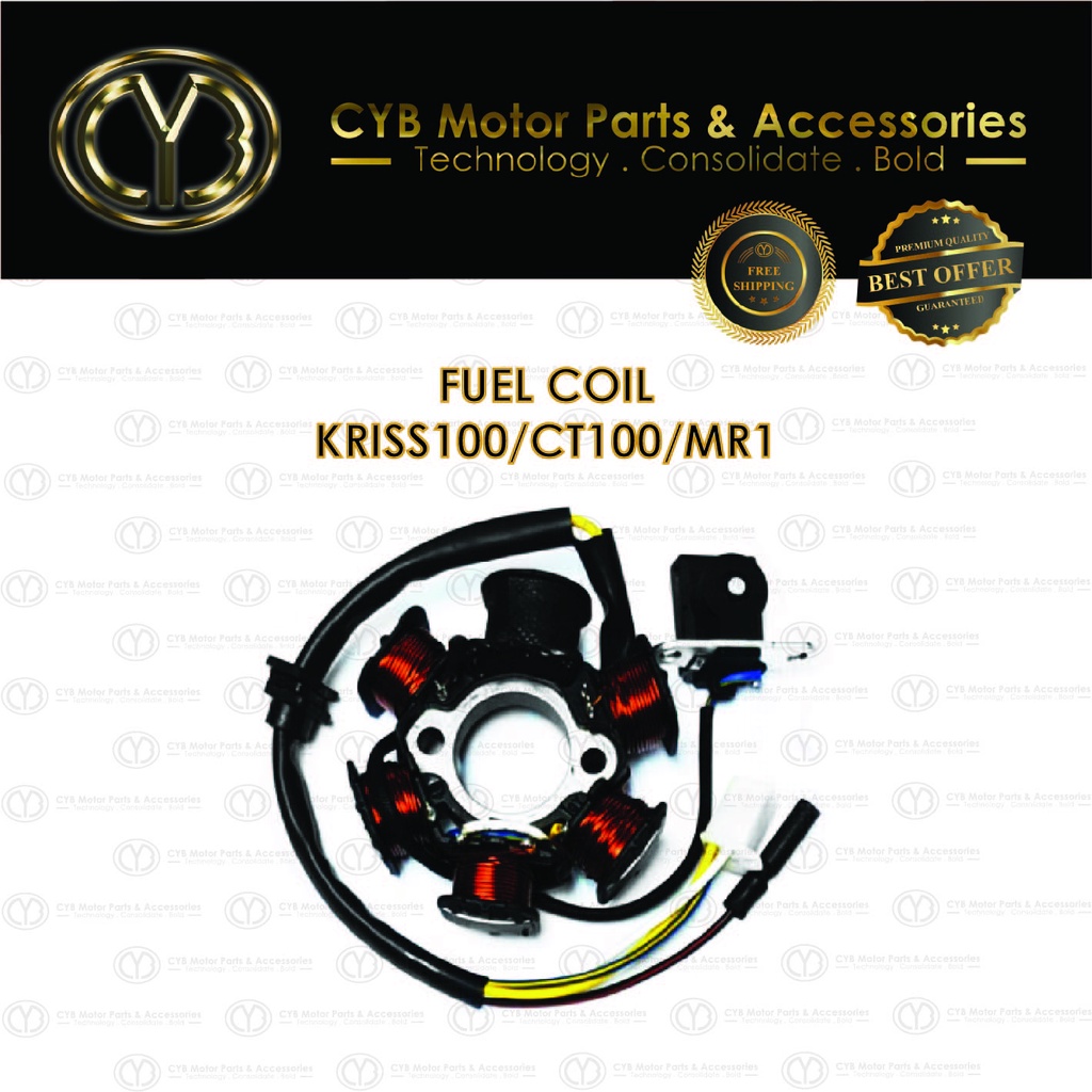 Fuel Coil MODENAS KRISS100 CT100 MR1 Magnet Stator Rotary Field Coil ...