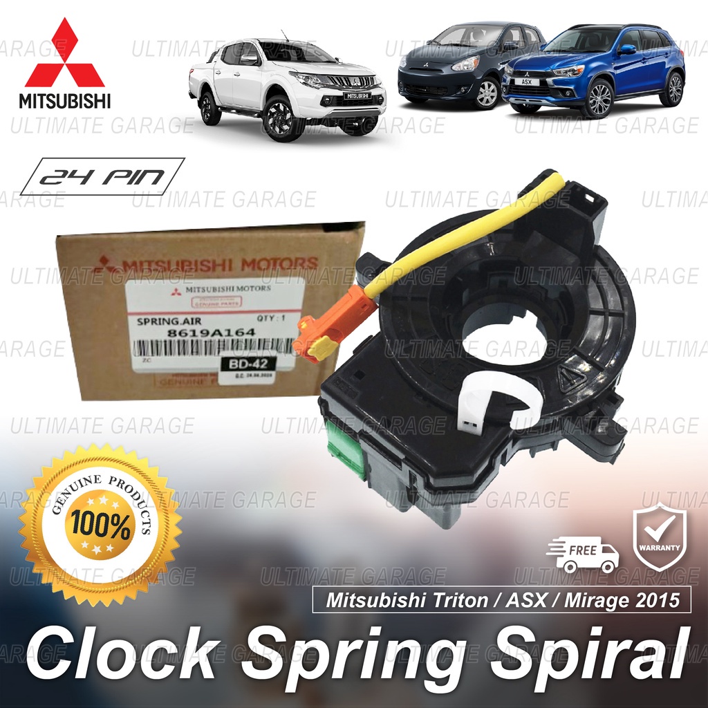 Mitsubishi Triton ASX VGT Mirage 2015 Clock Spring Spiral Cable ...