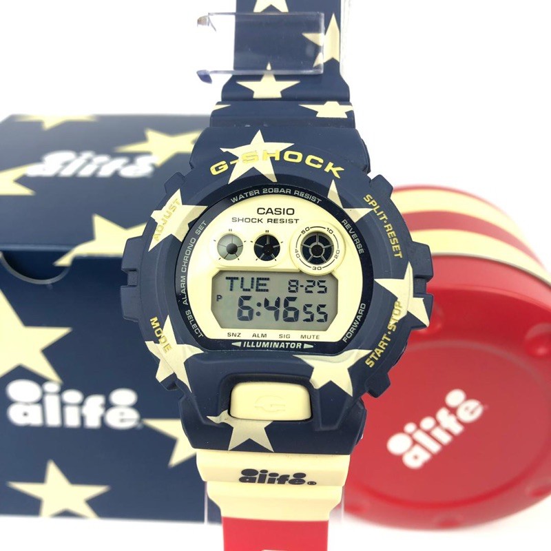 G-SHOCK × ALIFE  Gショック 星条旗はい電池はまだ生きていました