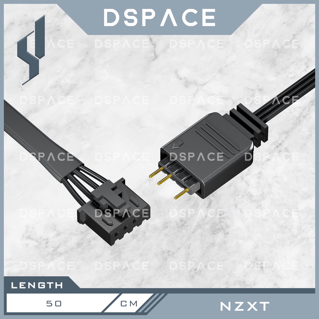 NZXT 5V 4pin to ARGB 5V 3pin RGB Flexible Cable for NZXT AER Controller