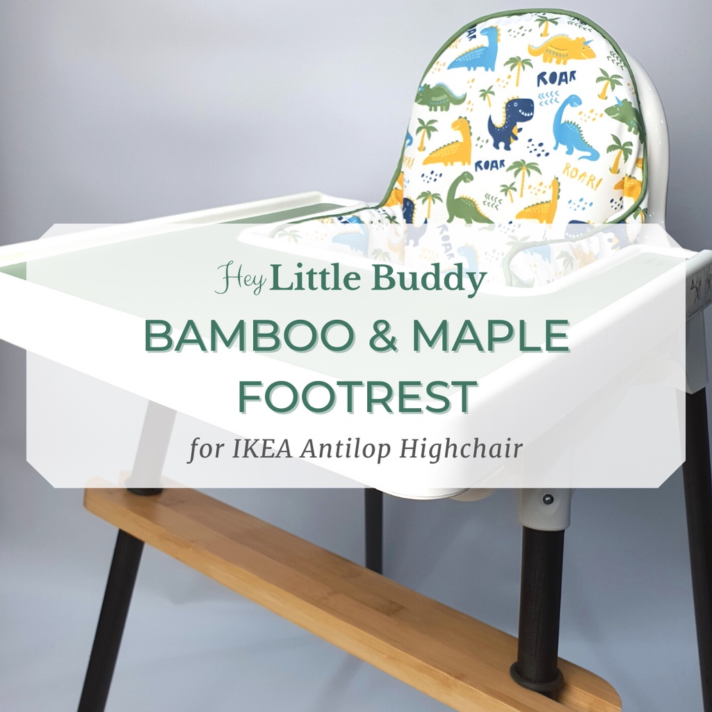 Footrest For Ikea Antilop Highchair Bamboo Maple Hey Little Buddy Baby