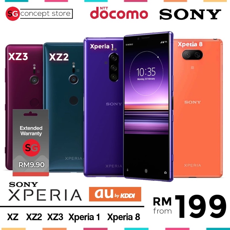 Sony Xperia 1,Xperia XZ , XZ2 & XZ3 (Original secondhand) | Shopee