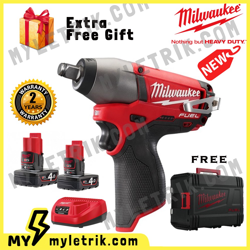 Milwaukee M12 CIW12 FUEL 1 2 Compact Impact Wrench 160NM