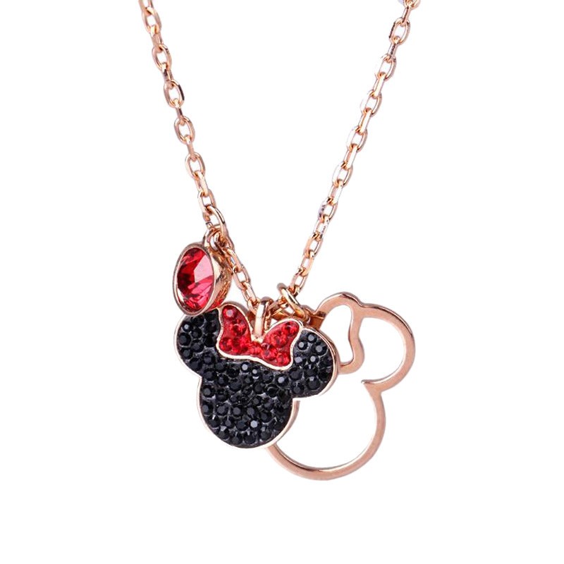 Swarovski deals minnie necklace