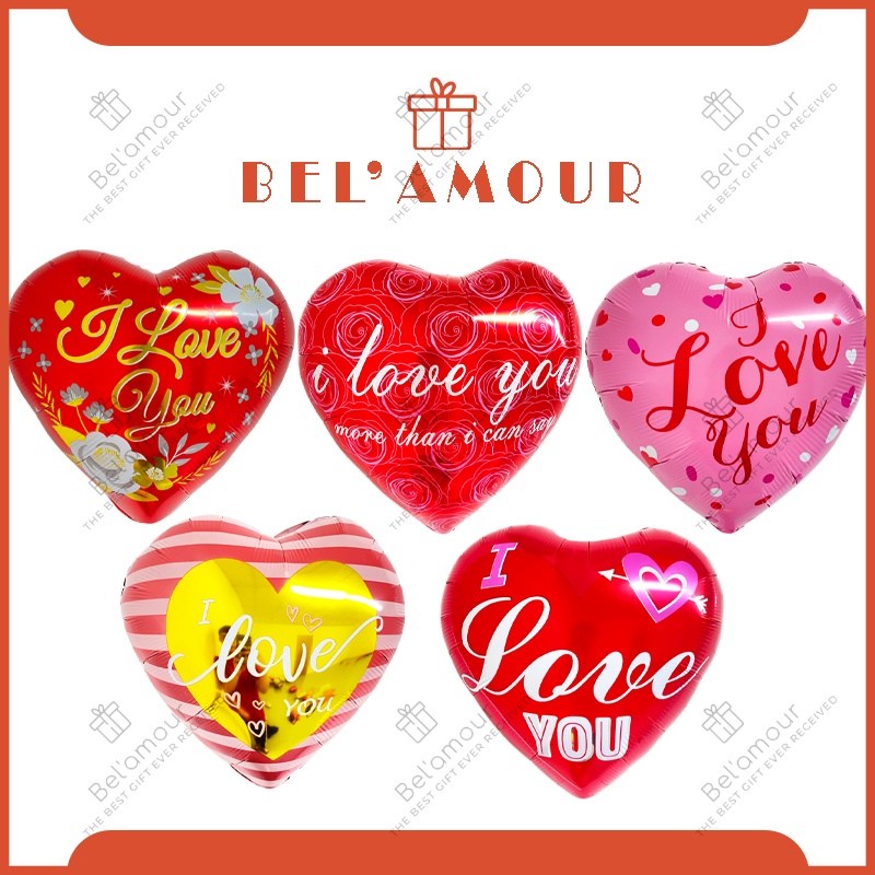 Foil Balloon 18 inch Love - I Love You [Ready Stock] | Shopee Malaysia