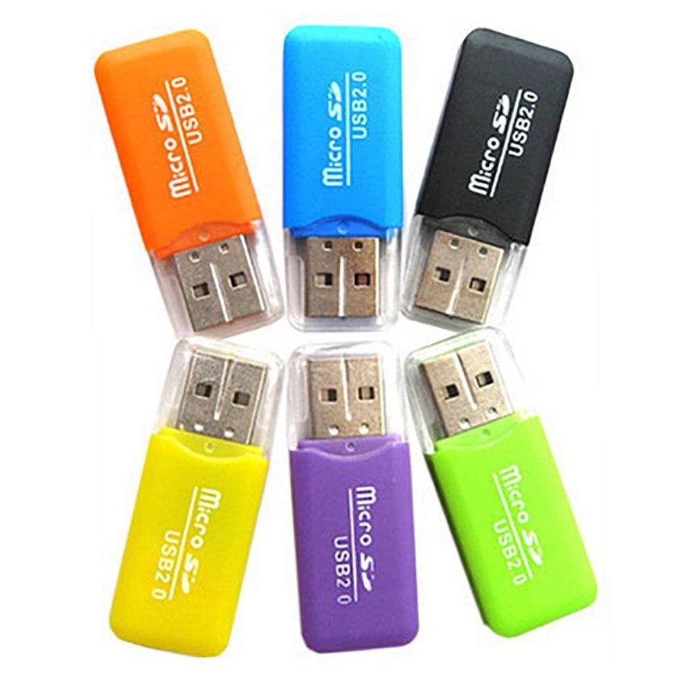 USB 2.0 Flash Drive TF Micro Memory Card Reader Adapter Security High