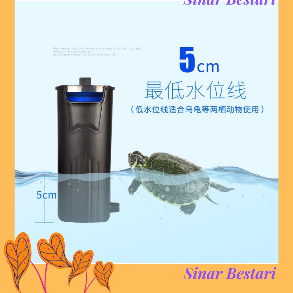 Aquarium UV Sterilizer Light Submersible Water Clean Lamp for Pond